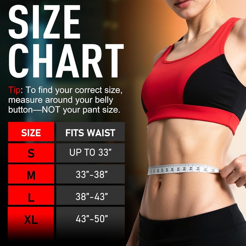 ZOYER Waist Trainer for Women Lower Belly Fat, Sweat Band for Stomach Weight Loss, Sweat More, Increase Core Stability - Image 5